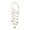 earCurve Shining Star – Ohrschmuck mit farbenfrohen Anhängern und 14K Goldveredelung