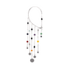 earCurve Chakra Silber mit farbenfrohen Chakra-Steinen und Silberveredelung