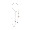 earCurve Forest – Ohrschmuck mit Aventurin-Steinen und silbernen Elementen